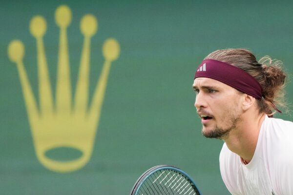 Alexander Zverev in Aktion.