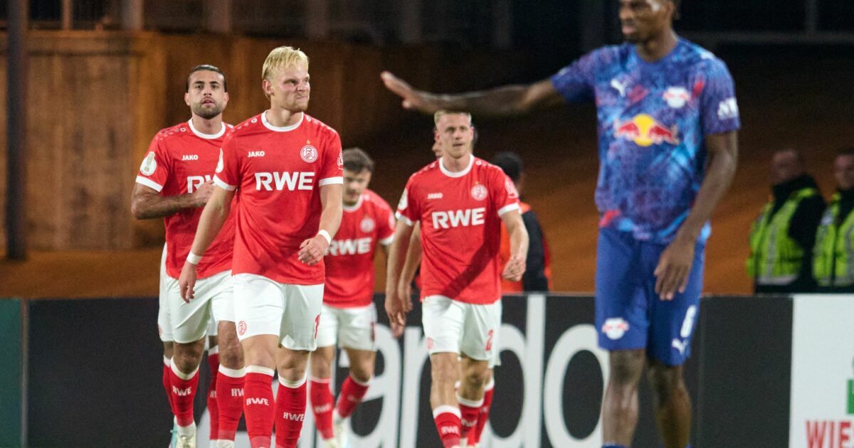 Nach nicht einmal zehn Minuten ging Außenseiter Essen gegen Leipzig mit 1:0 in Führung.