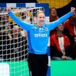 DHB-Torfrau Katharina Filter glänzte beim Sieg gegen Dänemark.