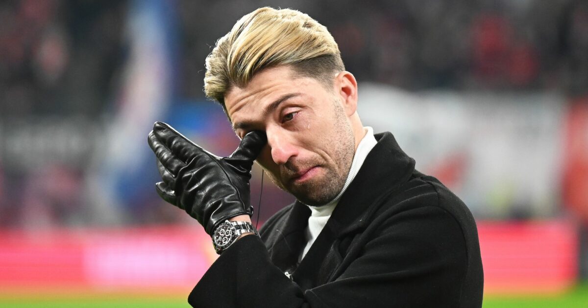 Kevin Kampl bei seiner Verabschiedung bei RB Leipzig. (Archivbild)