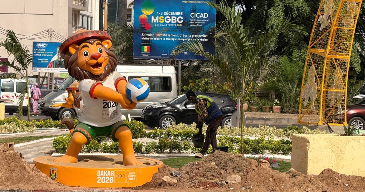 In Dakar wurden ein Stadion und das Olympische Schwimmbad saniert