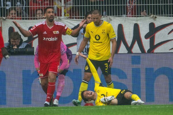 Konstantinos Karetsas verletzte sich Mitte Oktober gegen Union Berlin. (Archivbild)