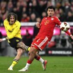 Trifft spät für Dortmund: Fabio Silva (l).