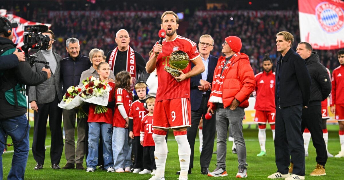 Harry Kane mit dem Ballon d'Or