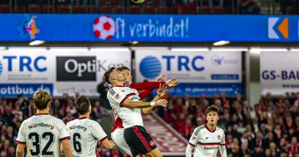 Der Club tat sich schwer in Cottbus.