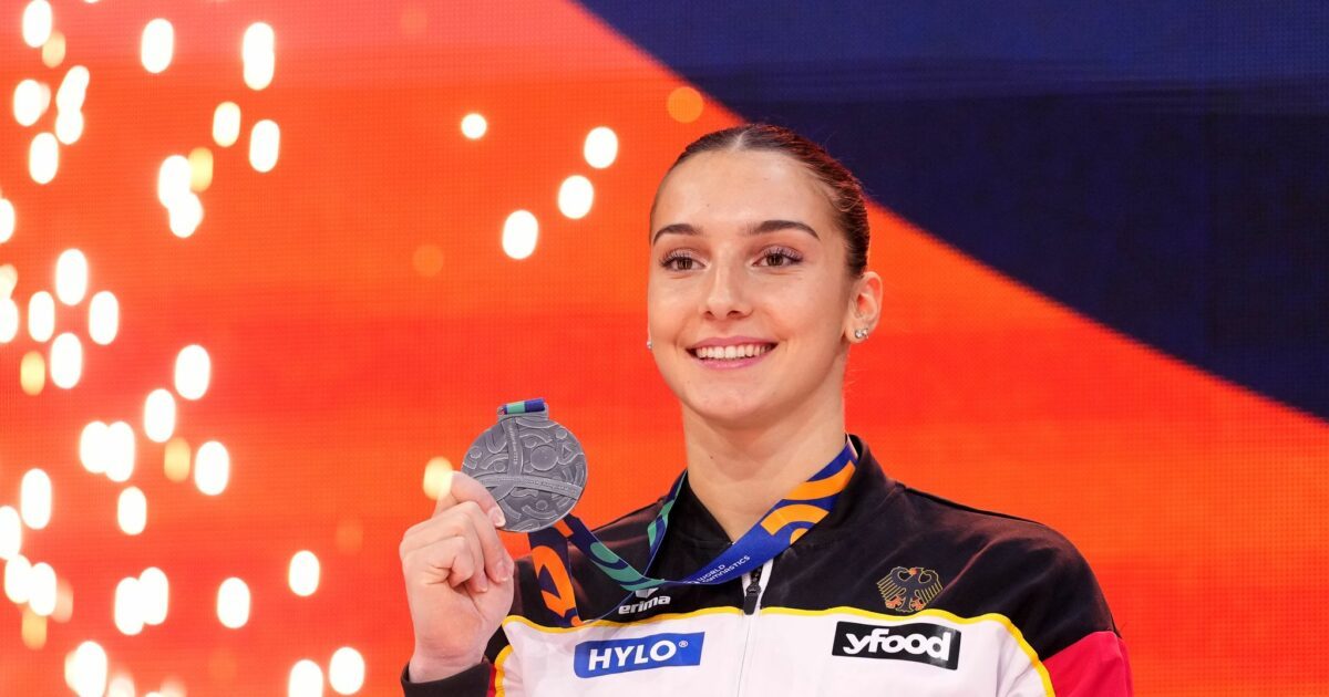 Helen Kevric ist glücklich über WM-Silber.