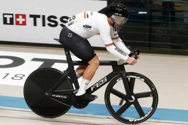 Maximilian Dörnbach belegt im 1000-Meter-Zeitfahren den sechsten Platz. (Archivbild)