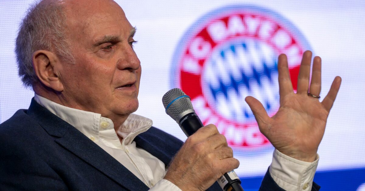 Bayern-Ehrenpräsident Uli Hoeneß hat Kritik an Jung-Nationalspieler Lennart Karl geübt. (Archivbild)