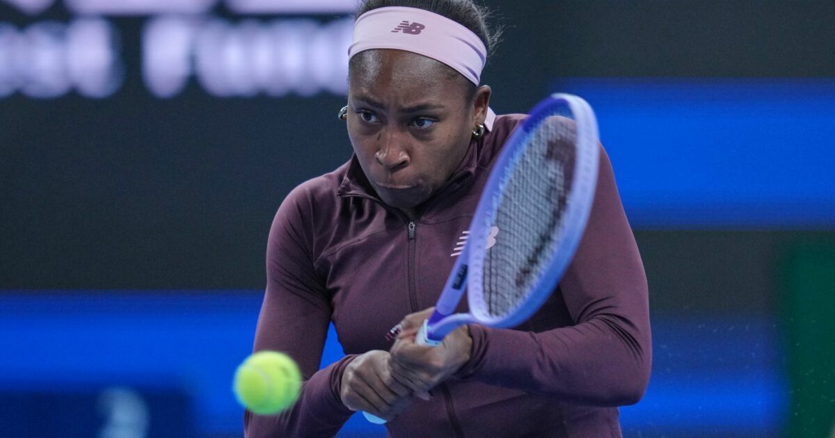 Beim Turnier in Peking gab es eine Kontroverse um Coco Gauff.