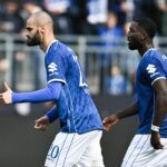 Unglücklich vor dem 0:1-Rückstand - Schütze zum wegweisenden 2:1: Darmstadts Aleksandar Vukotic (links).