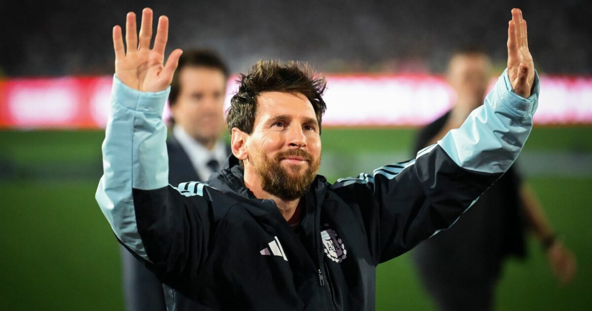 Lionel Messi nach seinem Abschiedsspiel in der argentinischen Nationalmannschaft.
