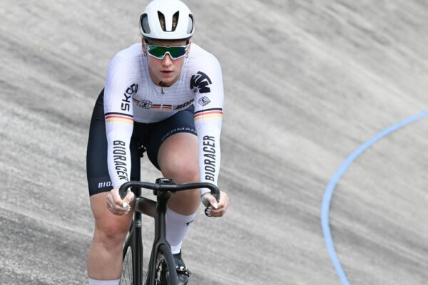 Pauline Grabosch hat bei der Bahnrad-WM in Shanghai die Goldmedaille im 1.000-Meter-Zeitfahren gewonnen. (Archivbild)