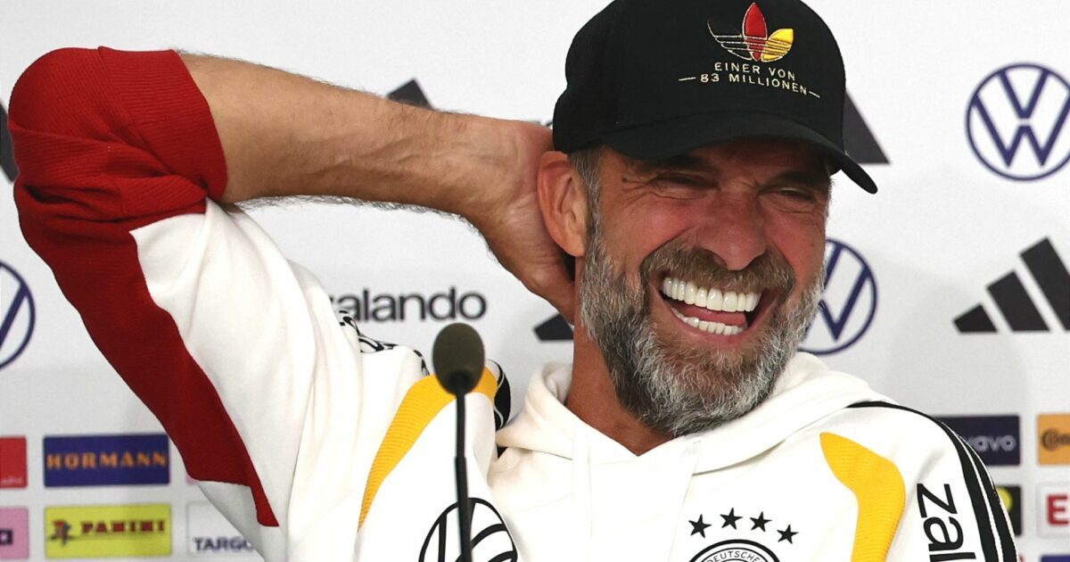 Hatte viel Spaß bei der Kids-Pressekonferenz des DFB: Bundestrainer Jürgen Klopp. (Archivbild)