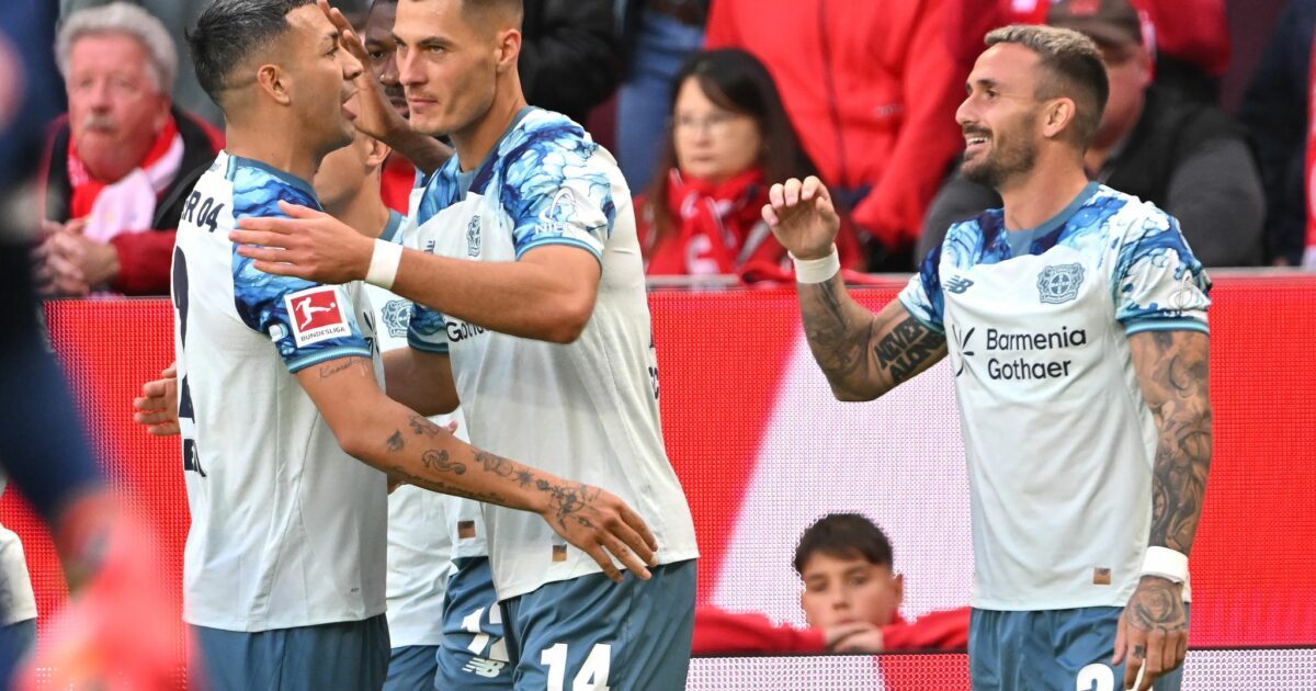 Leverkusen jubelt über einen Sieg in Mainz.