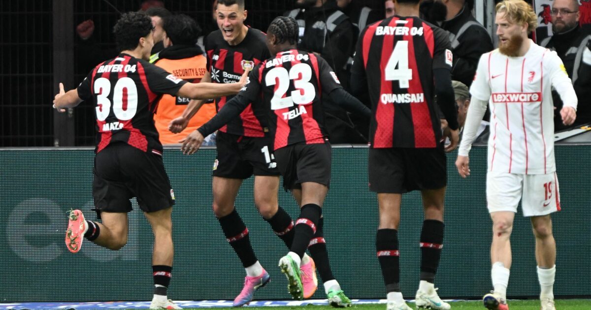 Schicks Rekordtor lässt Leverkusen zum 2:1 jubeln.