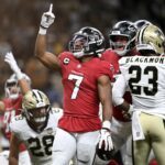 Bijan Robinson erzielte schon im ersten Viertel zwei Touchdowns für die Falcons.