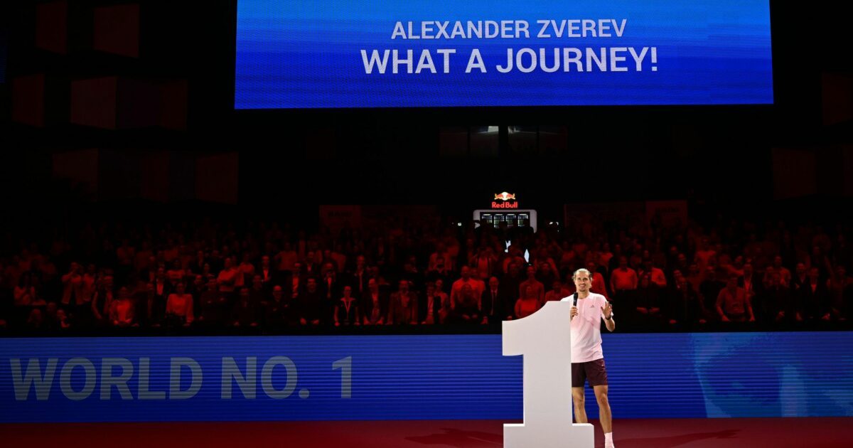 Die Eins neben der Eins: Alexander Zverev.