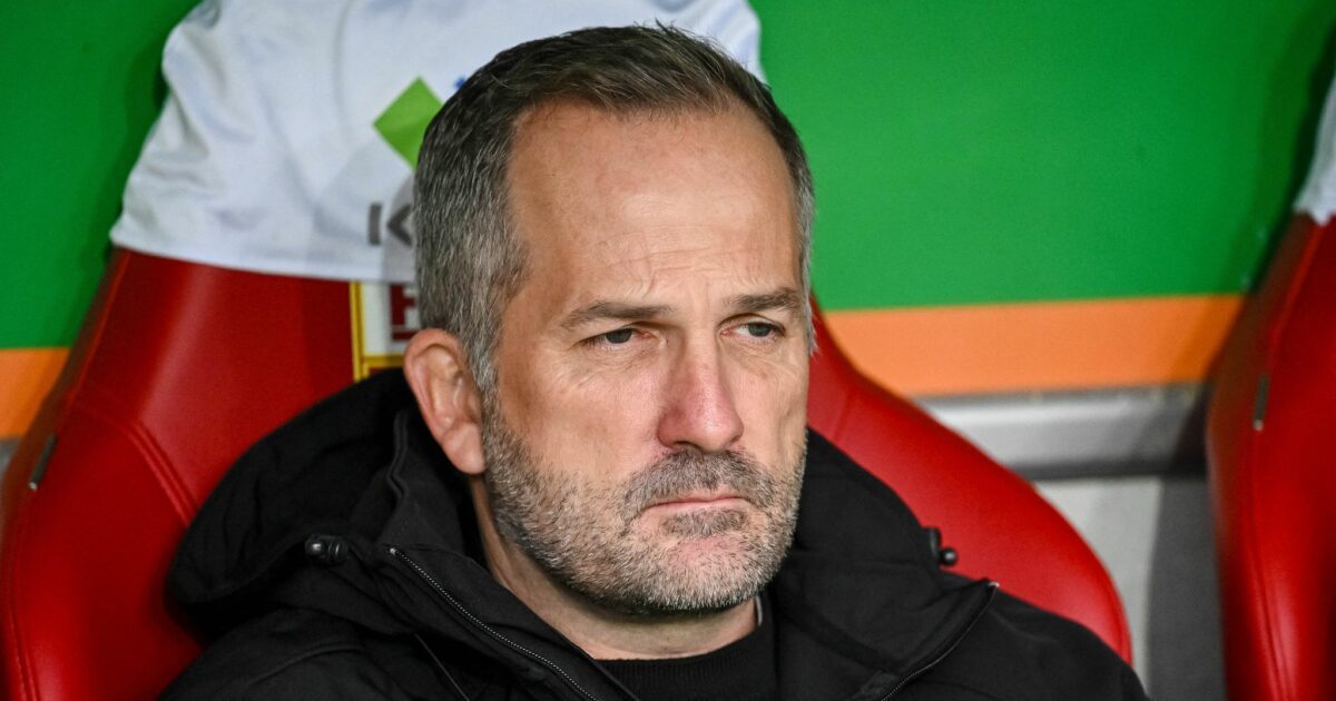 Manuel Baum ist nach der Augsburger Pleite angefressen.