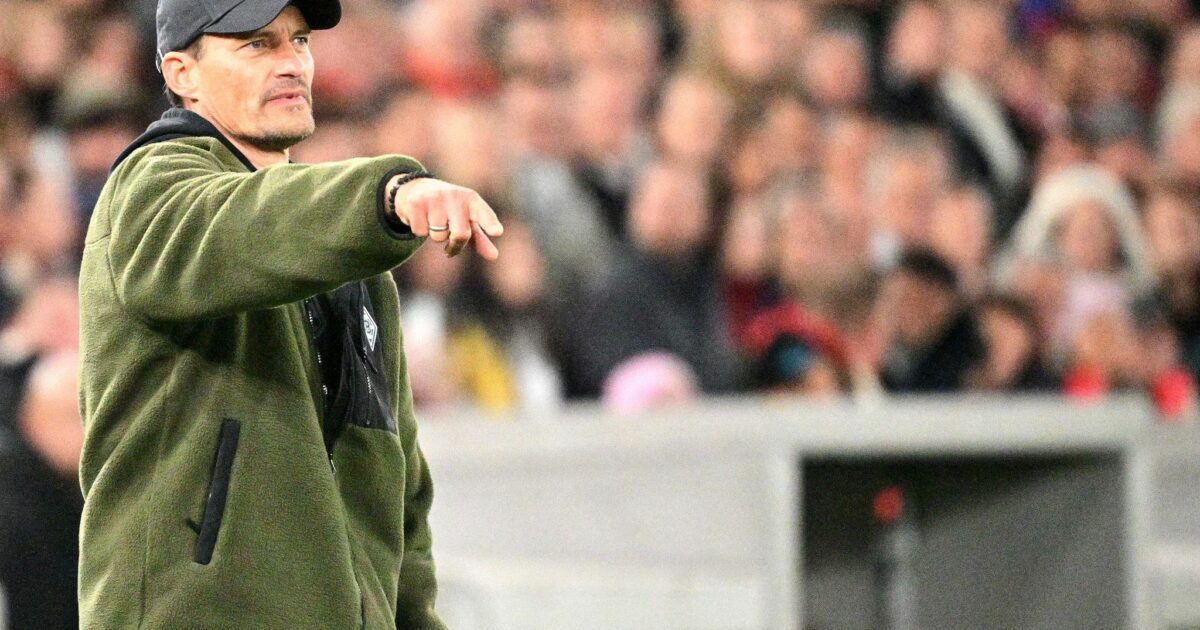 Bei beiden Siegen mit Borussia Mönchengladbach trug Trainer Alexander Blessin einen dunkelgrünen Pullover. (Archivbild)