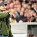 Bei beiden Siegen mit Borussia Mönchengladbach trug Trainer Alexander Blessin einen dunkelgrünen Pullover. (Archivbild)