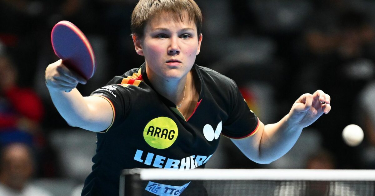 Zwei Medaillen sind sicher: Nina Mittelham bei der Tischtennis-EM (Archivbild).