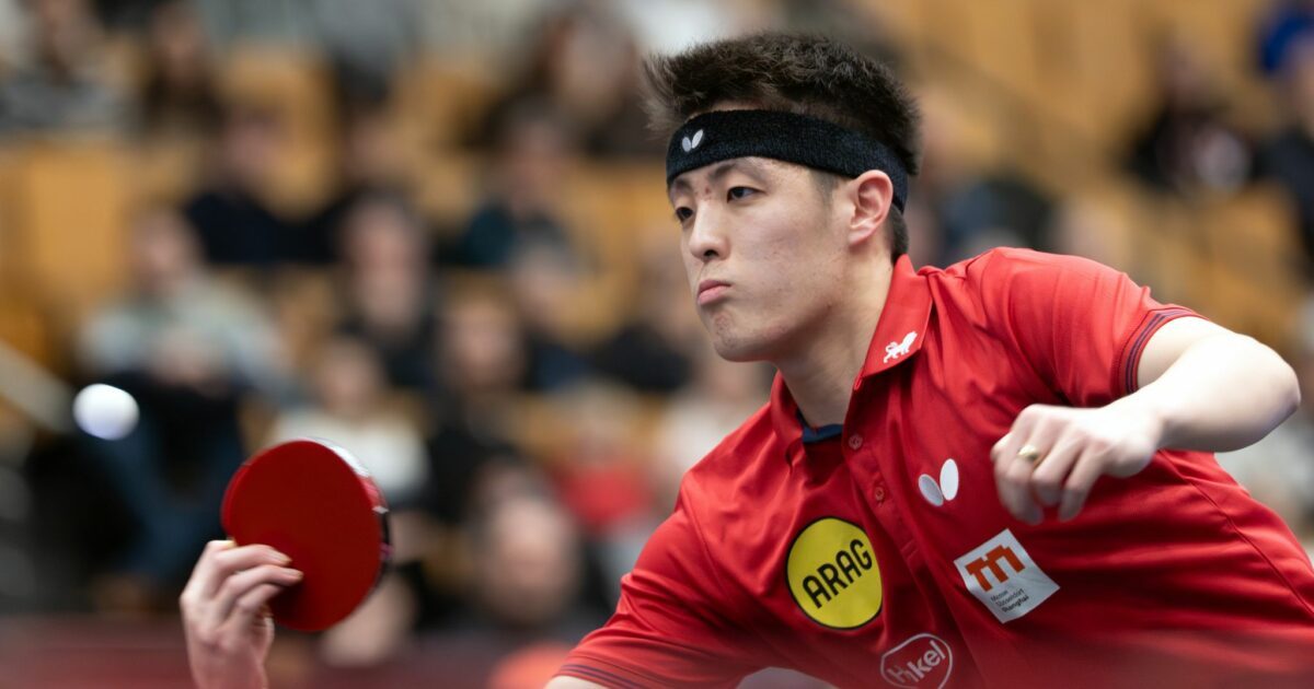 Im EM-Halbfinale: Tischtennis-Profi Dang Qiu.