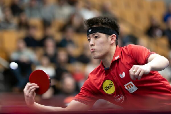 Im EM-Halbfinale: Tischtennis-Profi Dang Qiu.
