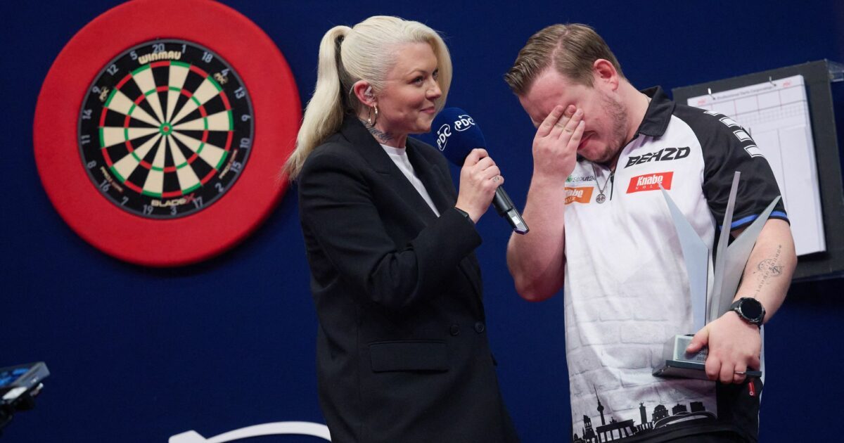 Martin Schindler kämpfte nach dem Finale mit den Tränen.