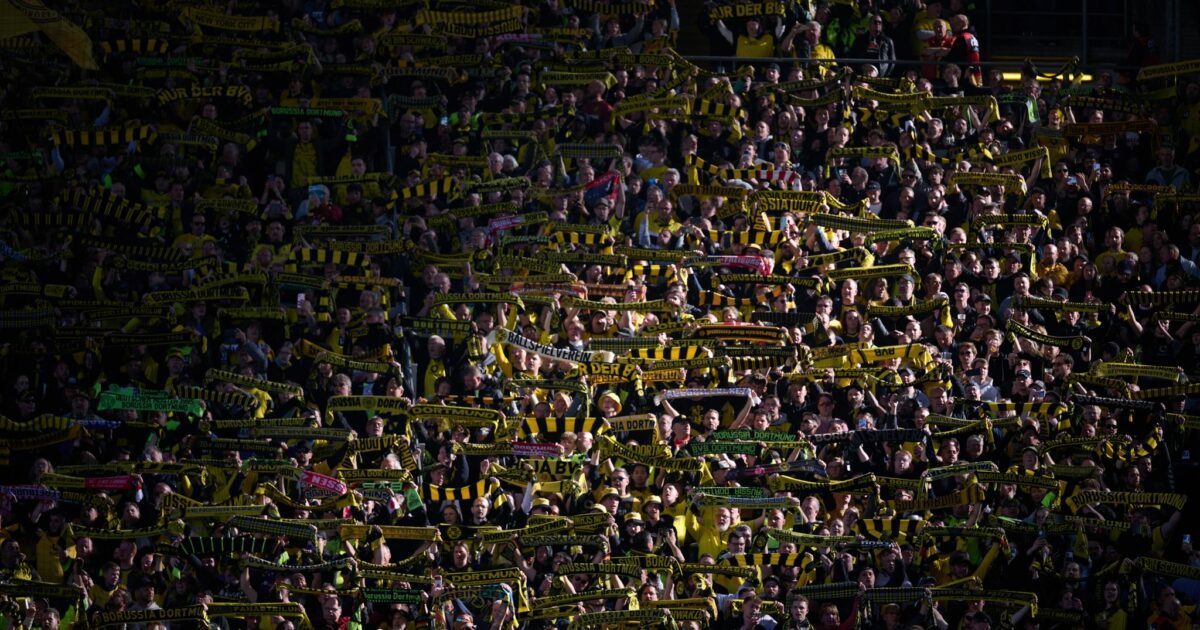 Die Dortmund-Fans bei einem Bundesliga-Spiel. (Archivbild)