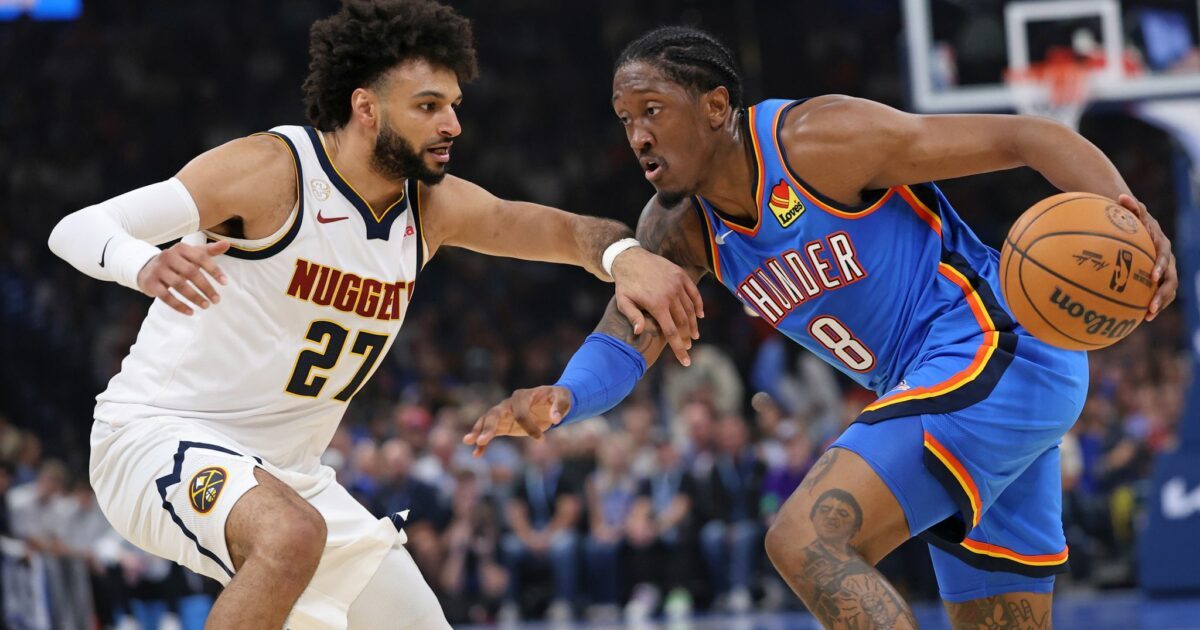 Jalen Williams (r.) war Topscorer bei den Oklahoma City Thunder.