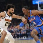 Jalen Williams (r.) war Topscorer bei den Oklahoma City Thunder.