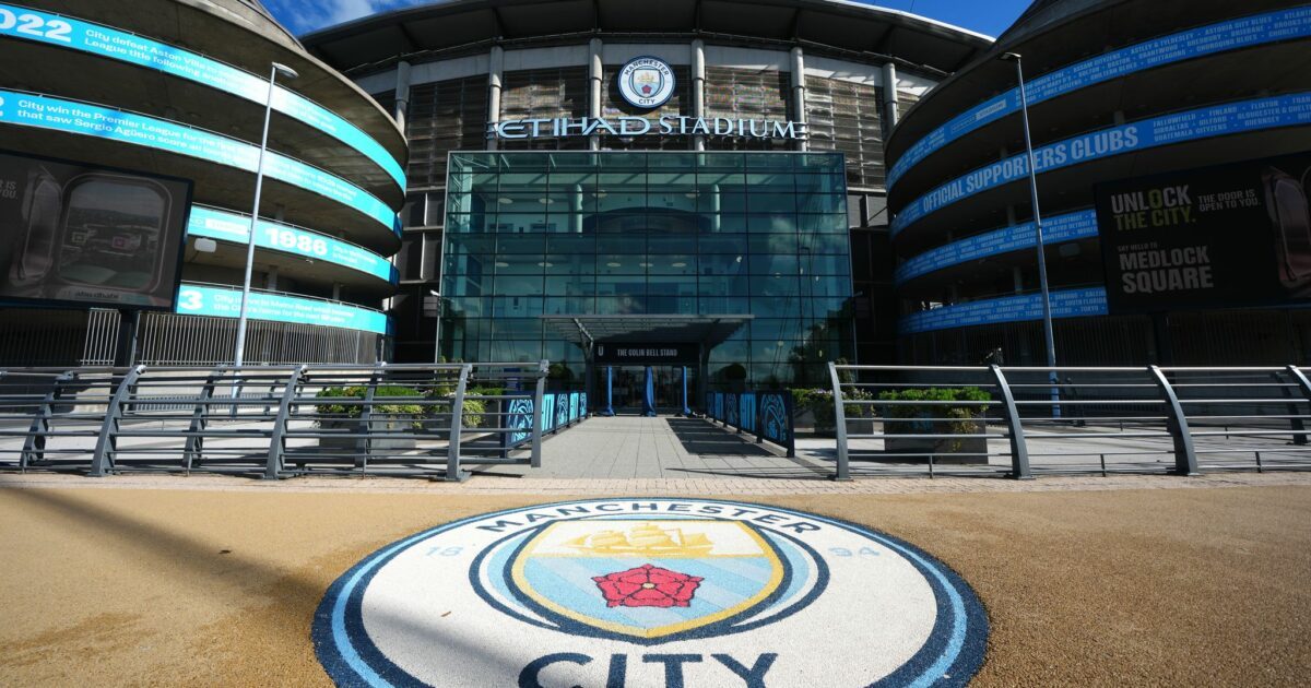 Das Etihad Stadium von Manchester City.