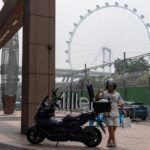 Starker Smog in Singapur.