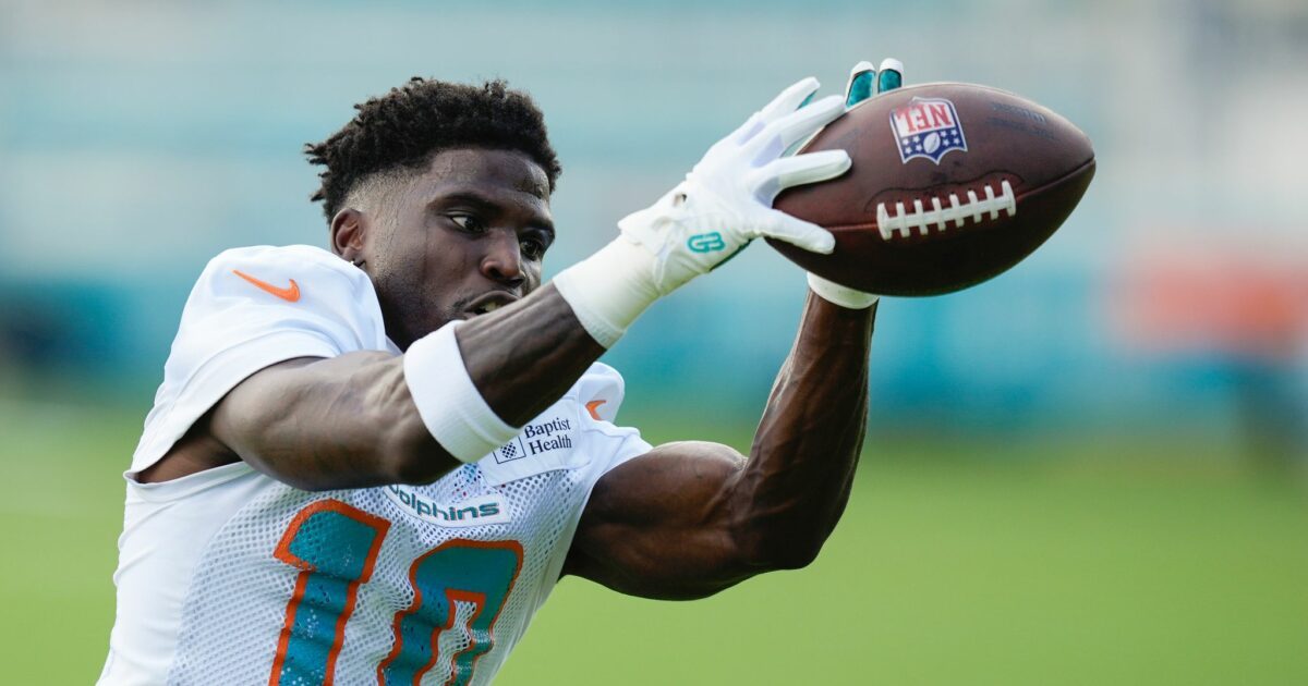 Tyreek Hill spielte von 2022 bis 2025 für die Miami Dolphins. (Archivbild)