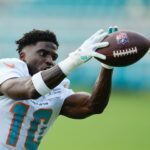 Tyreek Hill spielte von 2022 bis 2025 für die Miami Dolphins. (Archivbild)