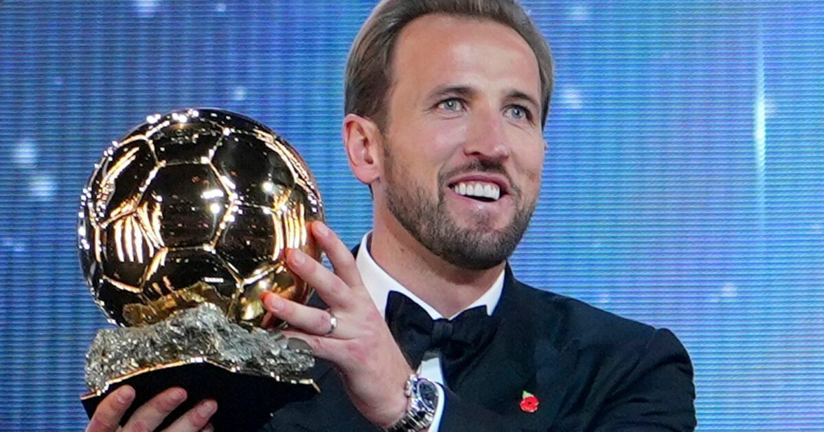Im Fokus: Harry Kane wird den Ballon d'Or mit ins Stadion bringen.