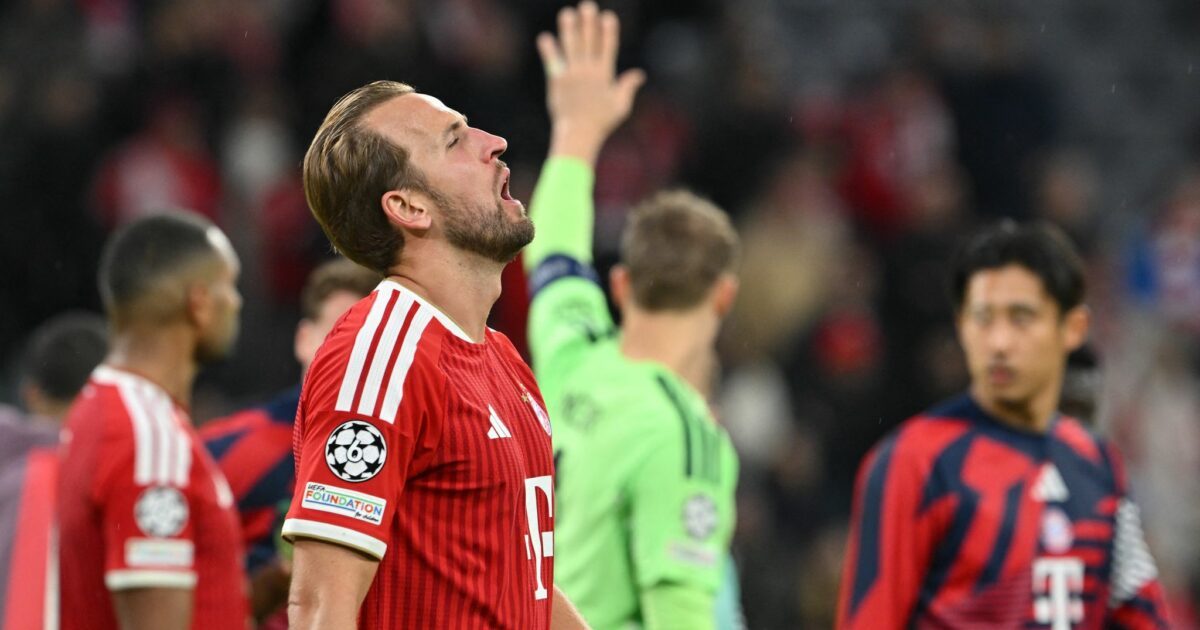 Die Bayern um Torjäger Harry Kane spielen in der Champions League erneut nur unentschieden.