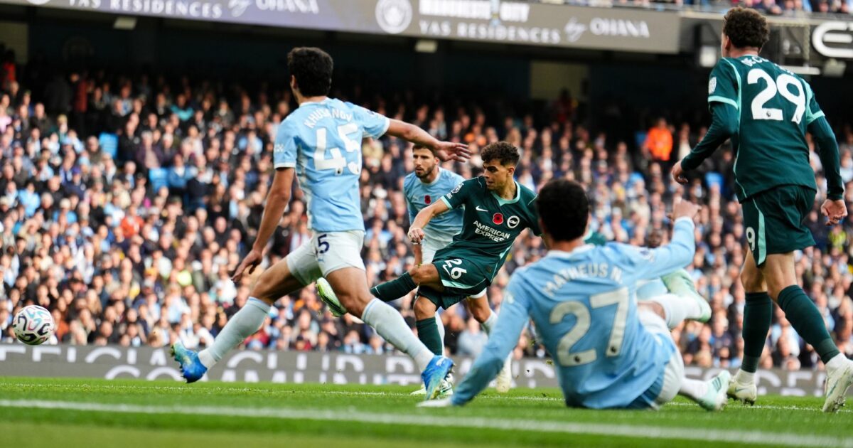 Yasin Ayari erzielte früh das Tor für Brighton & Hove Albion.