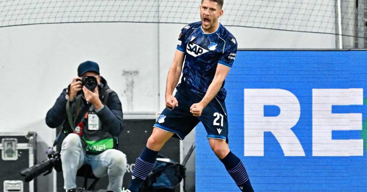Torjubel gegen Lyon: Hoffenheims Offensivstar Andrej Kramaric.
