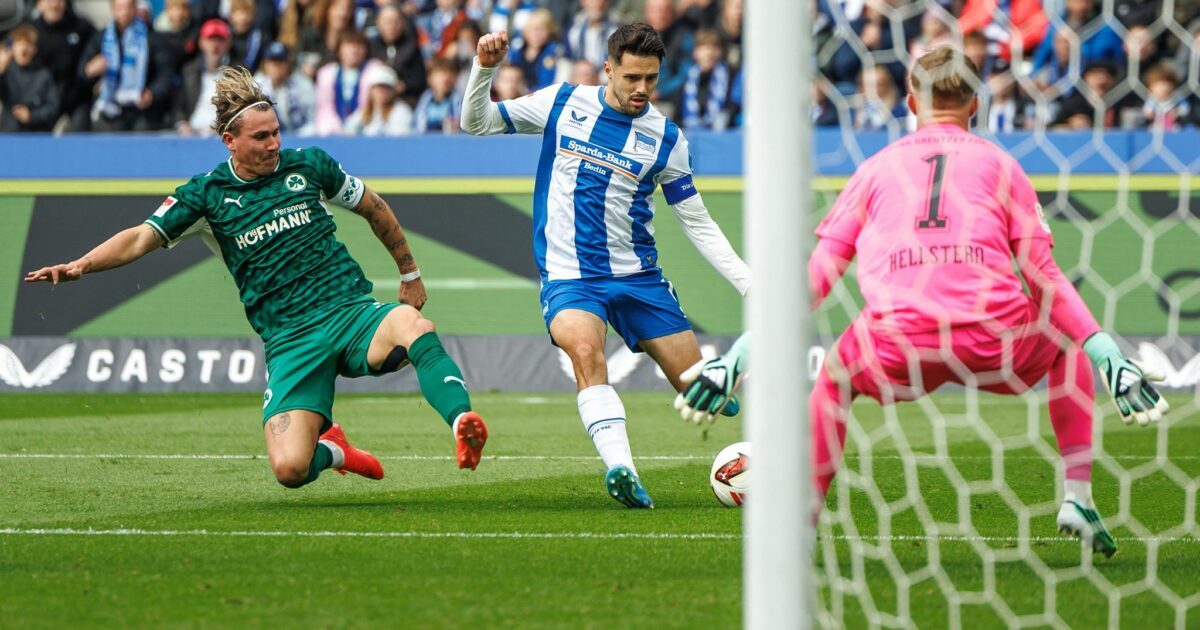 Hertha-Kapitän Josip Brekalo war auch am Siegtor der Berliner beteiligt.