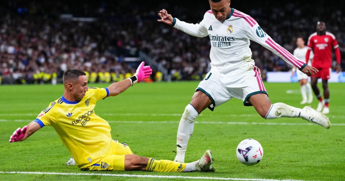 Kylian Mbappé verhalf Real Madrid mit seinen Toren zum Sieg gegen den FC Sevilla.
