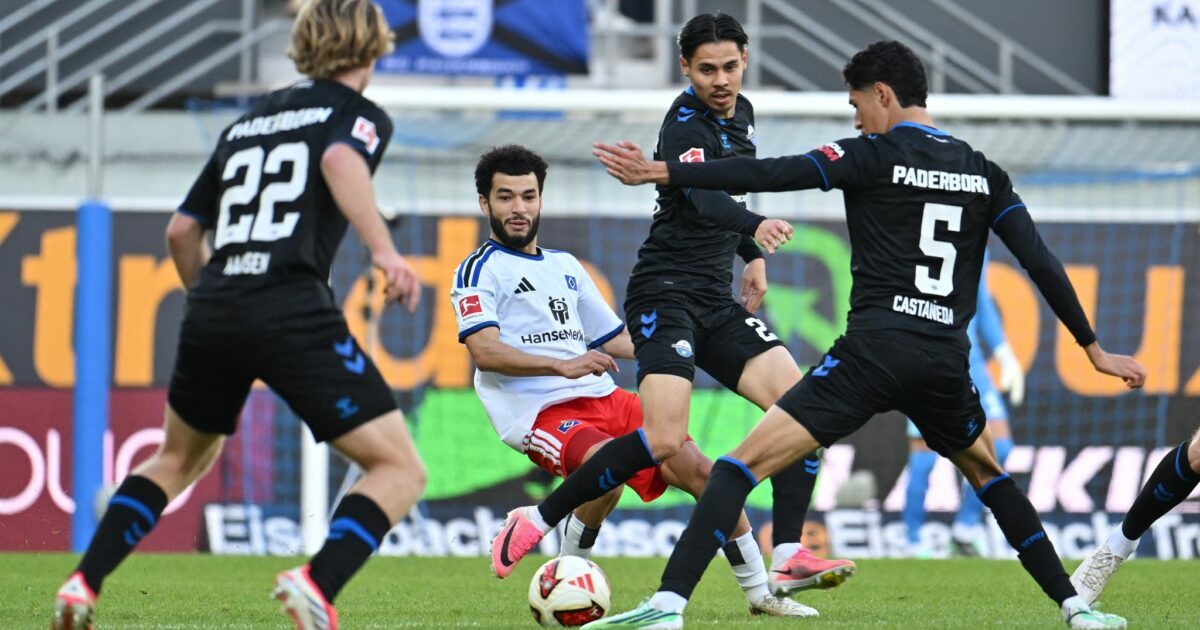 Umkämpftes Spiel mit knappem Sieger: Paderborn bezwingt den HSV.