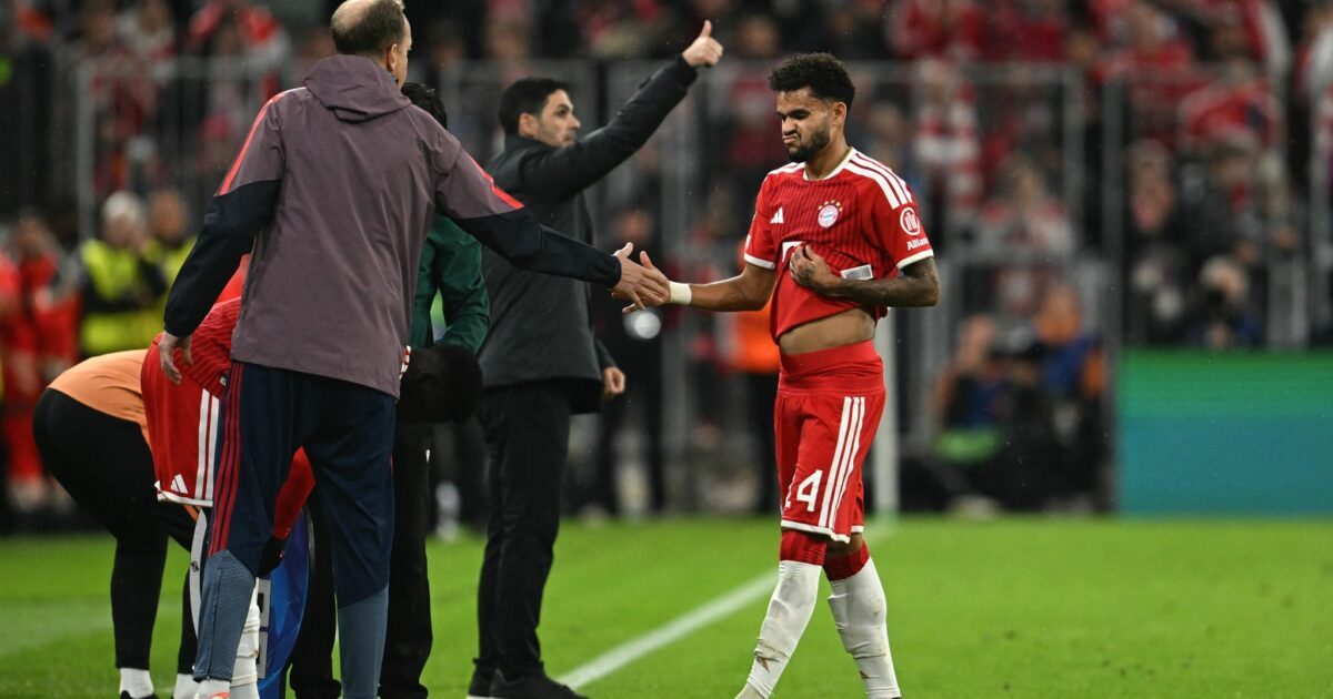 Rein und wieder raus: Luis Díaz.