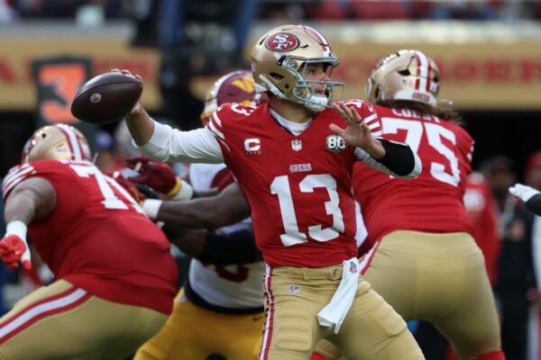 Brock Purdy und die 49ers haben als einziges NFL-Team bereits sechs Saisonsiege.