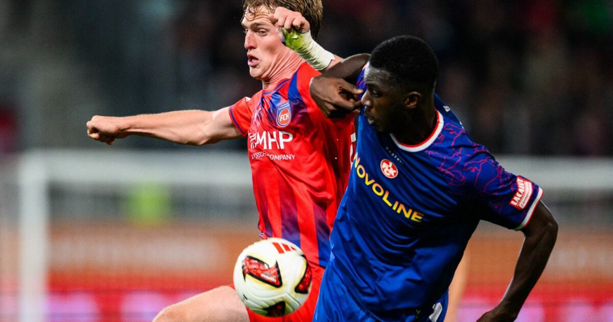 Heidenheim und Kaiserslautern lieferten sich ein umkämpftes Duell.