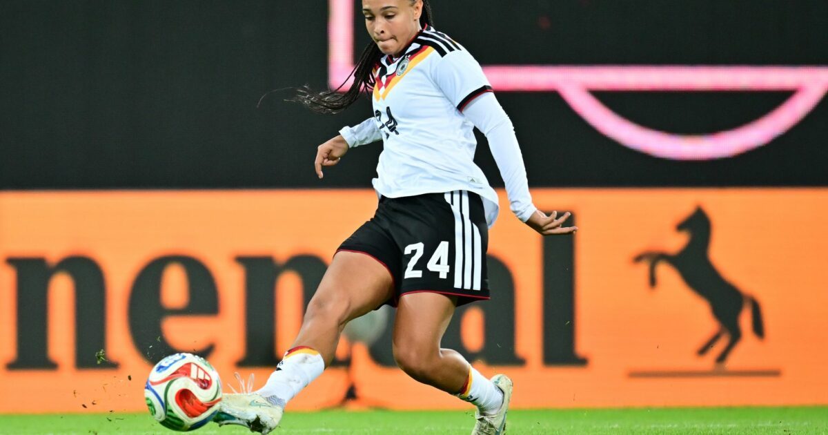 Debüt im DFB-Team gegen Australien: Stürmerin Lisa Baum.