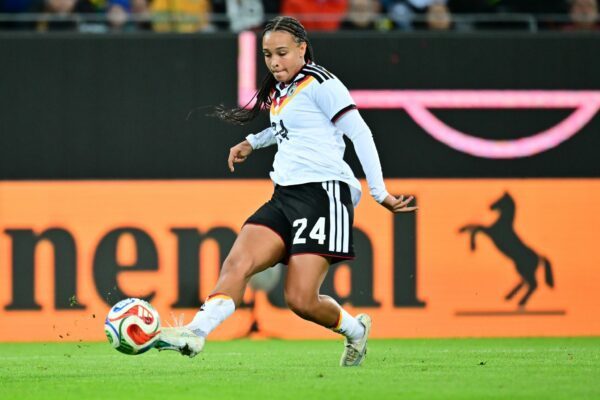 Debüt im DFB-Team gegen Australien: Stürmerin Lisa Baum.